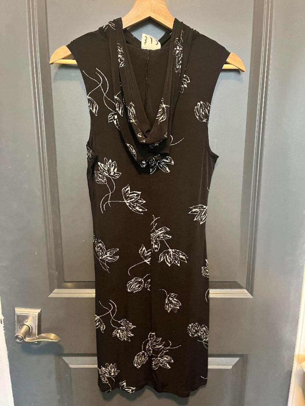 Vintage 90s Sleeveless Dress with Hood - Picture 3 of 3